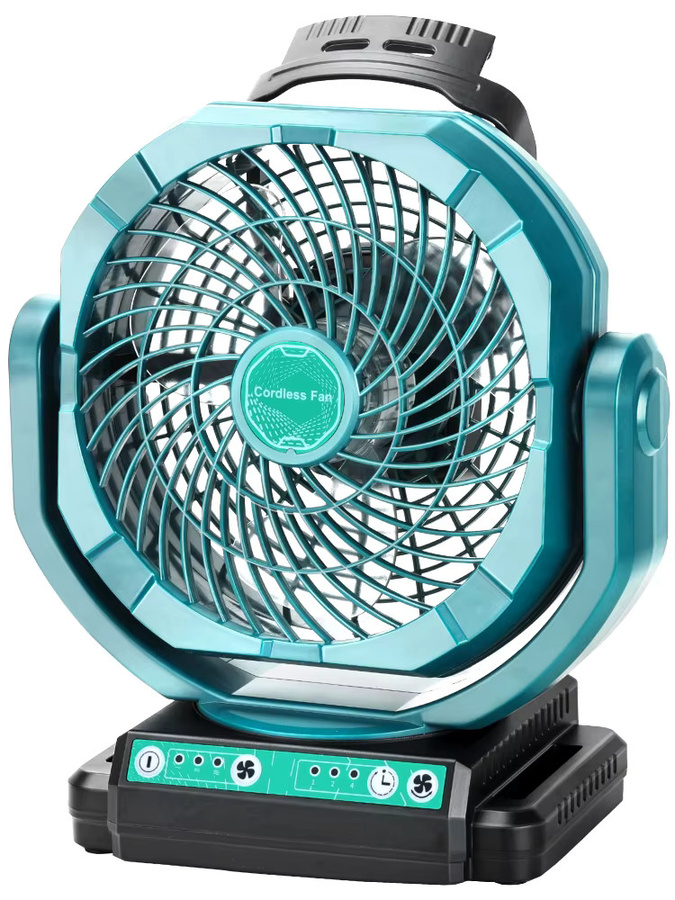 Bosch Kabelloser Oszillationsventilator für 18V Akku, 3-Gang Baustellen- und Campingventilator in Türkis - Bild 7