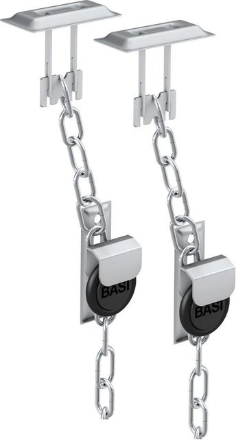 BASI Gitterrostsicherung GS 100 aus Edelstahl in Silber - Bild 1