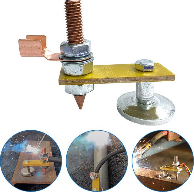 Elektromagnetischer Schweißhalter mit Einzelkopf und Drahtschwanz aus Stahl für Reparatur und Schweißarbeiten - Bild 1