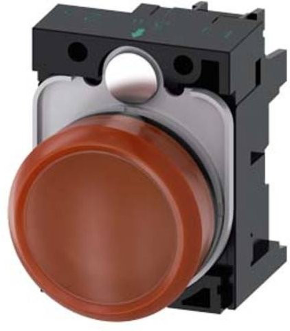 Siemens Leuchtmelder 3SU1103-6AA00-1AA0 in Rot und Bernstein aus Kunststoff - Bild 1