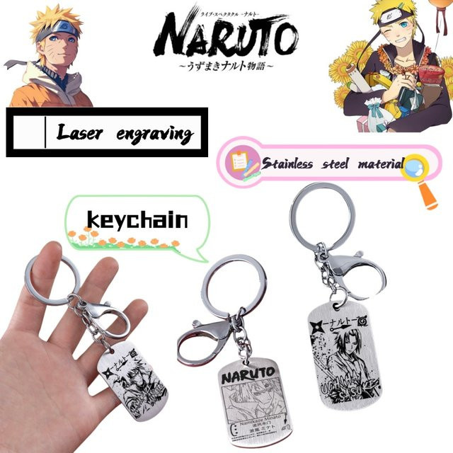 Naruto Schlüsselanhänger Titan-Stahl, Unisex - Bild 1
