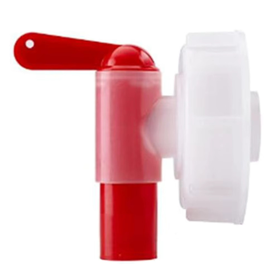 DN61 Gartenbewässerung Wasserhahn aus Kunststoff in Rot-Weiß mit 61mm Anschluss - Bild 2