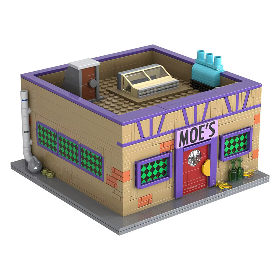 Gobricks The Simpsons Moe's Taverne, Bausteine Modell, ab 18+ Jahren - Bild 2