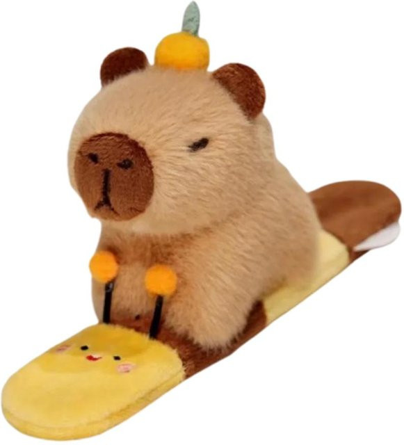 Binchi Fitness Capybara Plüsch-Armband, Klatschen Schnapp-Puppe, ab 3 Jahren - Bild 1