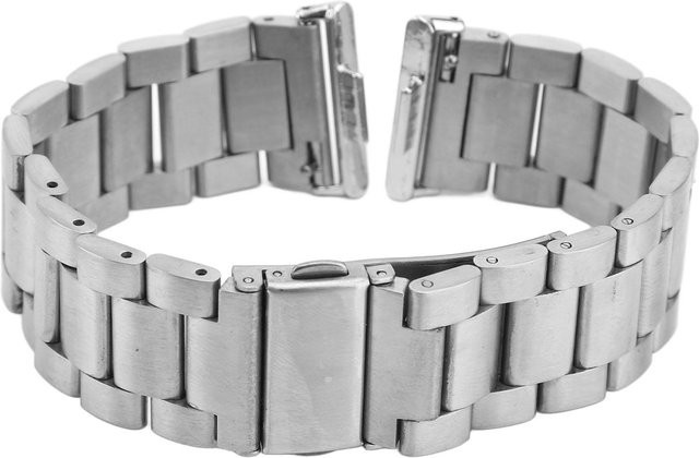 Neoglint Uhrenarmband Edelstahl, Glieder, Silber, Unisex - Bild 1