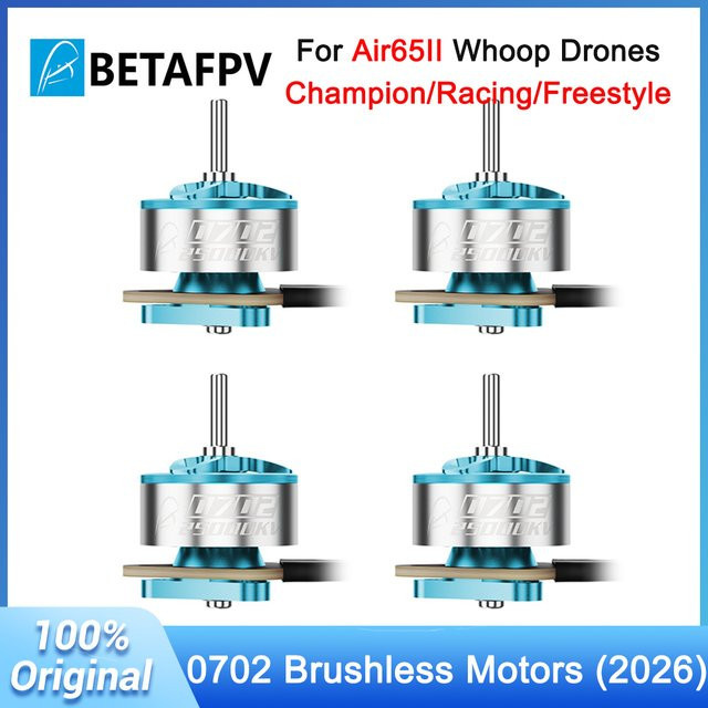 BETAFPV 0702 Bürstenlose Motoren in Blau für Air65 II Champion Racing und Freestyle Whoop Drohnen - Bild 1