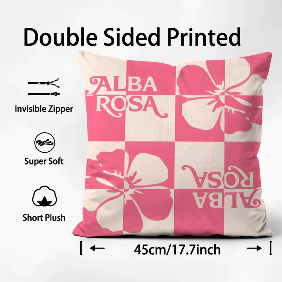 Alba Rosa Kissenbezug Premium Comfort Reversible Pillow Cove in Schwarz und Pink, B/B: 30 x 30 cm - Bild 3