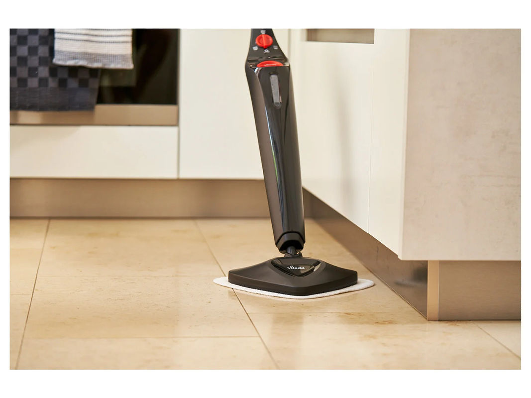Vileda Steam Plus Dampfreiniger in Schwarz inklusive Mikrofaserbezug und PowerPad - Bild 4