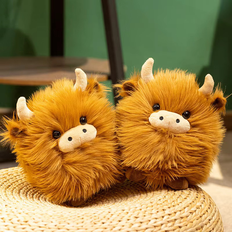 MIAOOWA Highland-Kuh-Plüschtier, Braun, 20cm - Bild 2