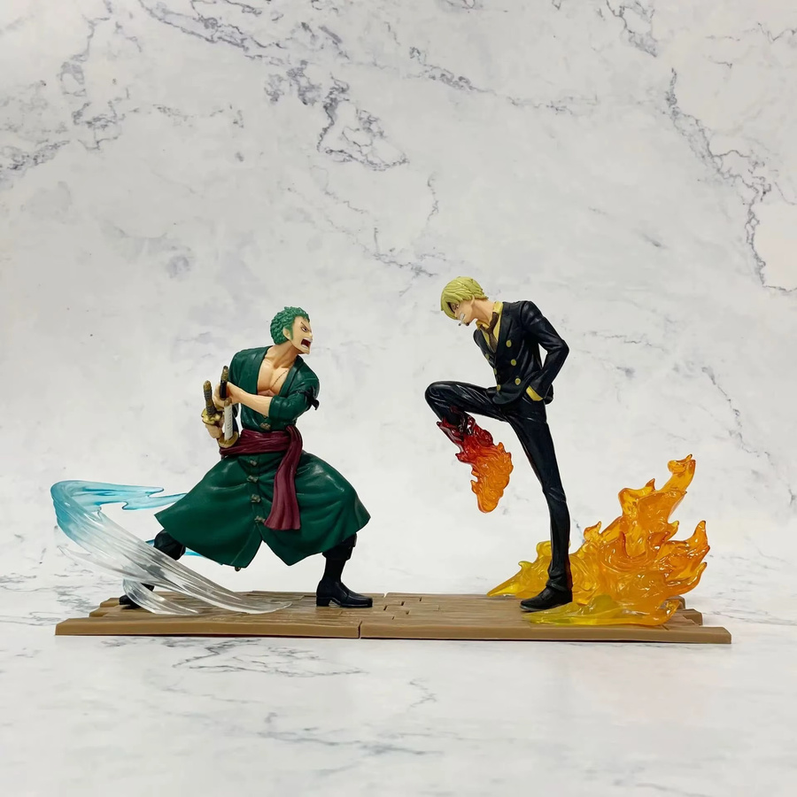 Bandai One Piece Luffy Sanji Zoro Kampfkrieger, Actionfigur, 15cm - Bild 2