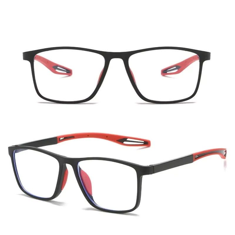 MOYOKA Lesebrille, quadratischer Rahmen, Vollrand, transparent, Blaulichtfilter - Bild 3