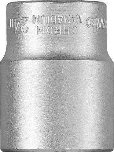 Kwb Steckschlüsseleinsatz 24mm 1/2 Zoll aus Chrom-Vanadium in Silber - Bild 1