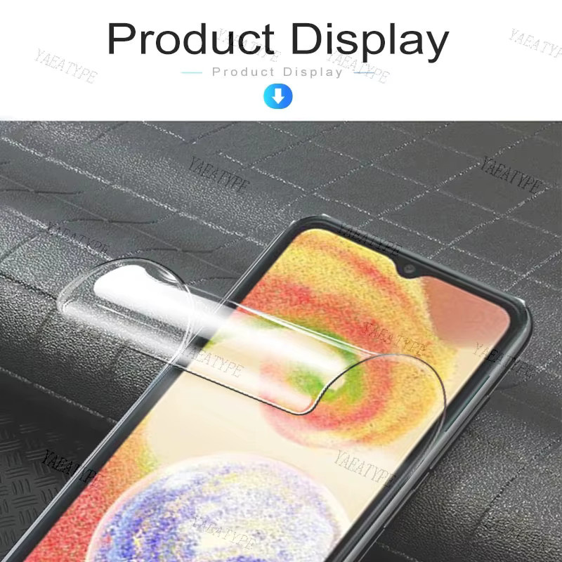 3er-Pack Hydrogel Displayschutzfolie für Samsung Galaxy S25 S24 S23 S22 Ultra Plus FE Note 20 A56 A55 A36 A26 A16 5G, transparent - Bild 5