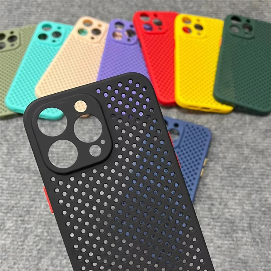 Kühlende und atmungsaktive Silikonhülle von Fudusaidman für iPhone 11 bis iPhone 17 Air in Grün - Bild 6