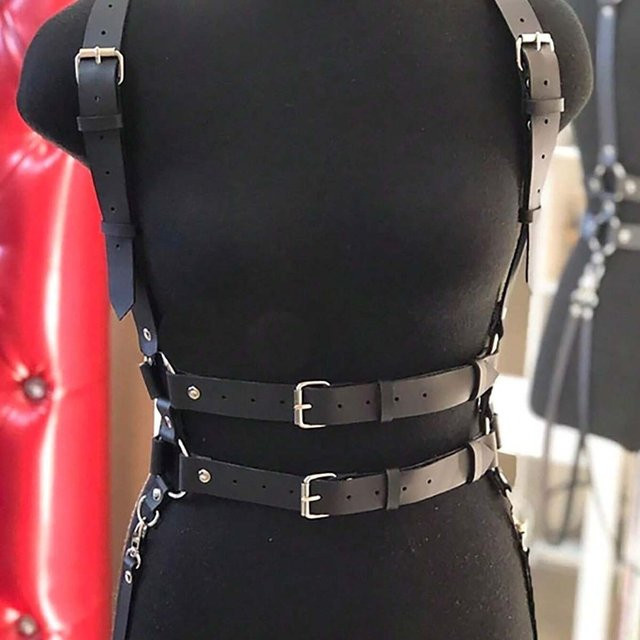 YIRAN Gürtel Leder, Damen, grau - Bild 1