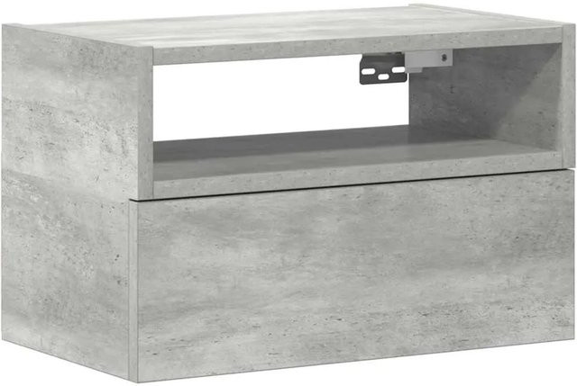 vidaXL Wand-Nachttisch in Betongrau, B/T/H: 45 x 26 x 28,5 cm - Bild 1