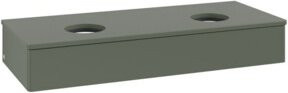 V&B Antao Waschtischunterschrank mit LED-Beleuchtung, grau lackiert, B/T/H: 120 x 50 x 19 cm - Bild 1