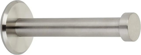SOTECH Garderobenhaken TALEA aus Edelstahl gebürstet in Silber, Länge: 70 mm, Durchmesser: 10 mm und 15 mm