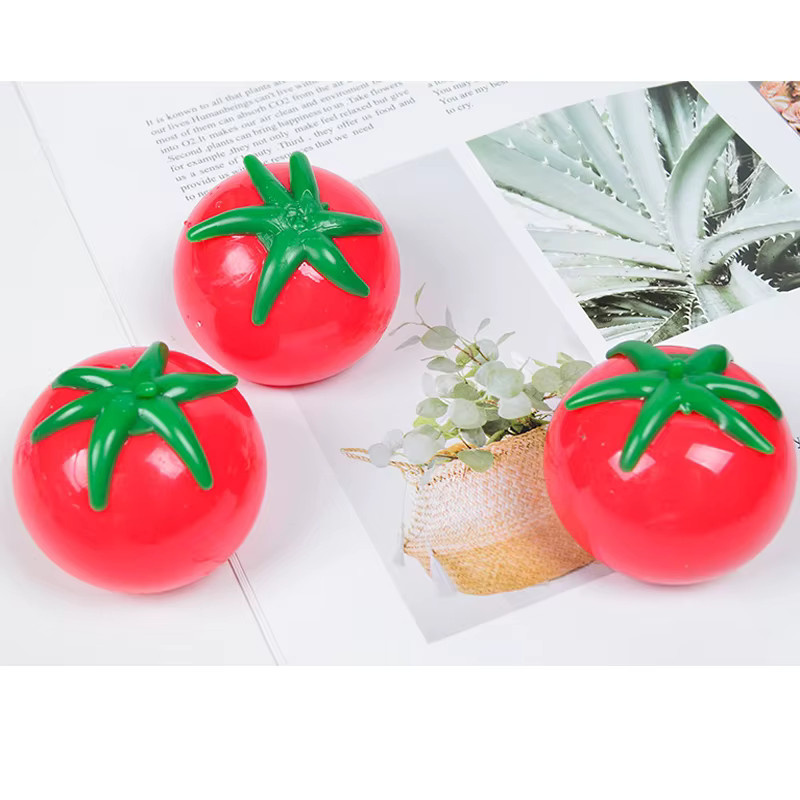 Datgo Tomaten-Quetschball, Weiches Fidget-Sensorik-Spielzeug - Bild 2