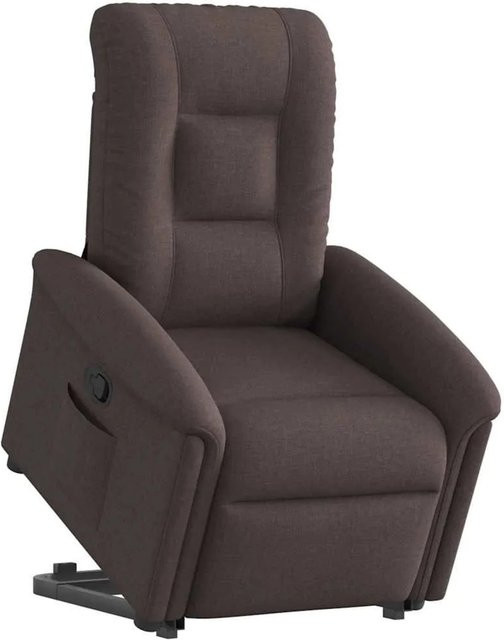 vidaXL Relaxsessel mit Aufstehhilfe in Dunkelbraun aus Stoff - Bild 1
