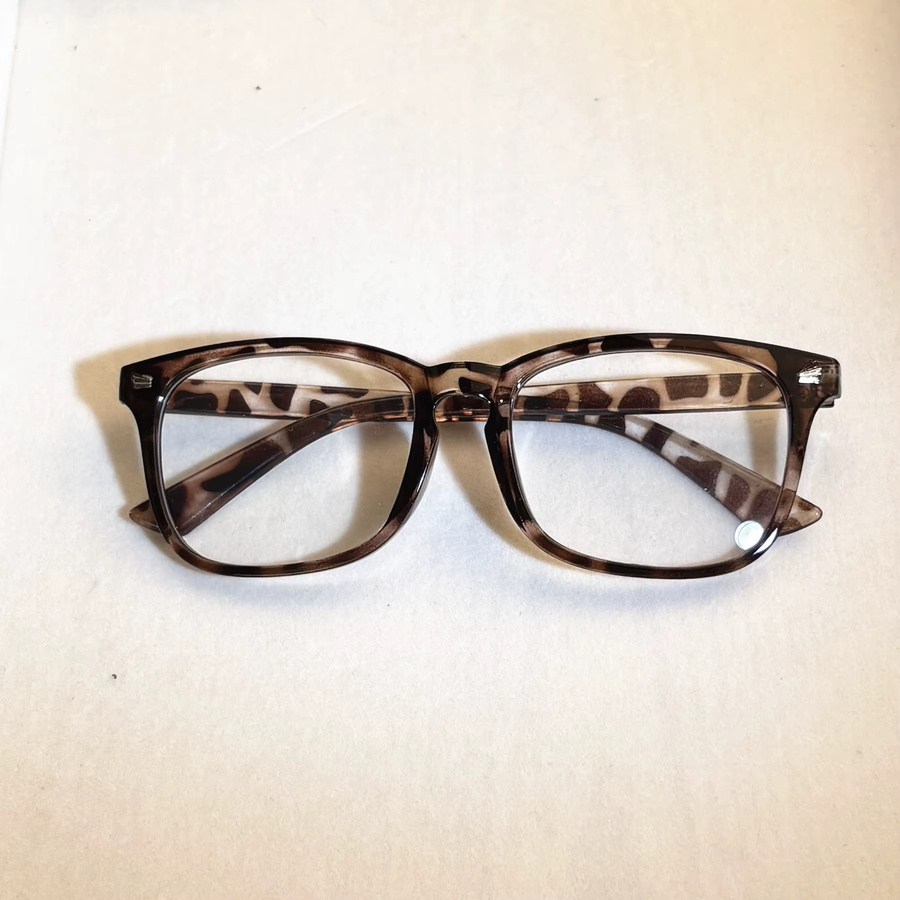 ZXWLYXGX Lesebrille, quadratisch, Vollrand, Kunststoff, Unisex - Bild 2