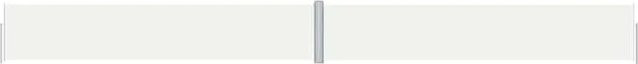 vidaXL Seitenmarkise ausziehbar, Farbe: Beige, B/H: 1200 x 117 cm - Bild 1