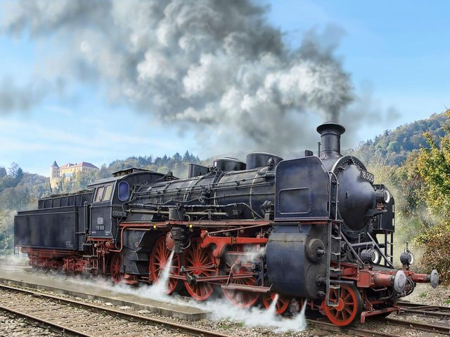 Revell Schnellzuglokomotive BR 18 505 mit Tender 2'3' T38, Bausatz, 1:87 - Bild 2
