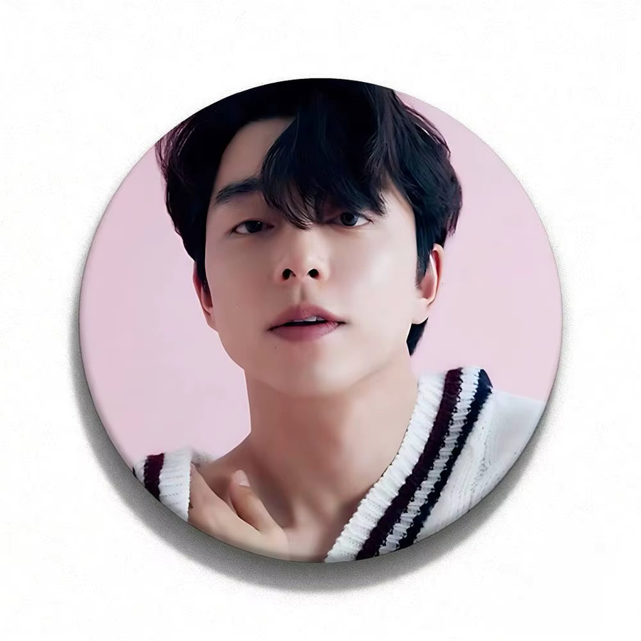 Gong Y-Yoo Brosche, Tier Icon, Weißblech, Button Pin - Bild 3