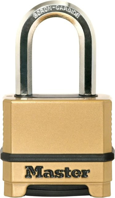 Master Lock Kombinations-Vorhängeschloss Excell M115EURDLF aus Messing in Gold - Bild 1