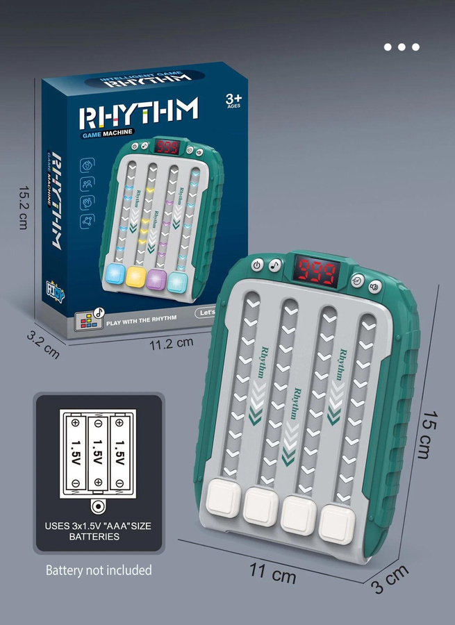 Linyi toy Musik Rhythmus Brettspiel grün - Bild 2