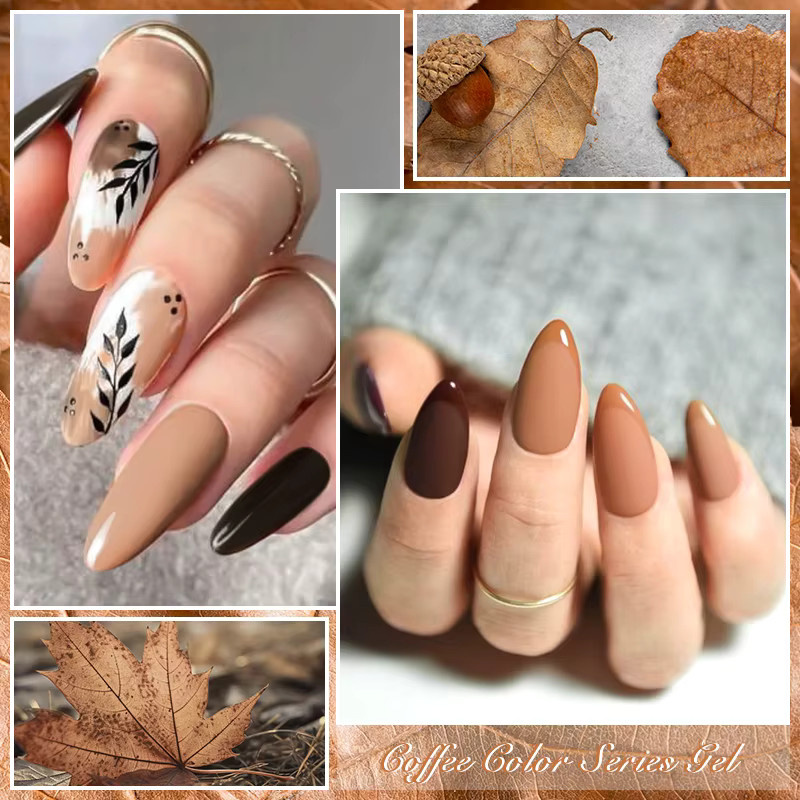MEET ACROSS Nagelgelpolitur, Kaffeefarben, Glänzend, 7 ml - Bild 3