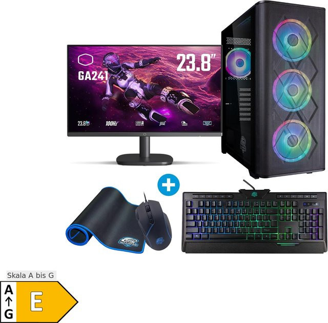 ONE GAMING Gaming Komplett-PC AN027 in Schwarz mit RTX 5080, AMD Ryzen 7 5700X, 32GB RAM, 1 TB NVMe SSD und Windows 11 - Bild 1