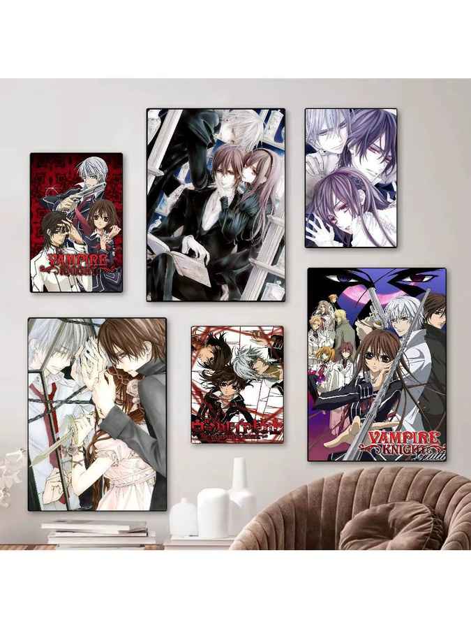 Rastar Anime Vampire Knight Vintage Poster Wandkunst in Multicolour - Bild 5