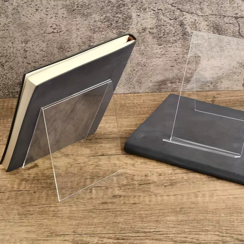 Mehrzweck-Acrylständer für Schmuck und Geldbörsen in Transparent, minimalistischer Desktop-Organizer aus Kunststoff - Bild 2