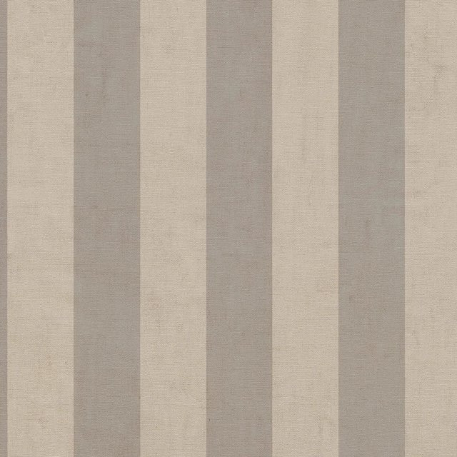 PROFHOME 782264-GU Streifen Tapete in modernem Grafik-Design, Farbe: Grau und Beige, Material: Vlies, matt, Breite: 0,53 m, Länge: 10,05 m - Bild 1