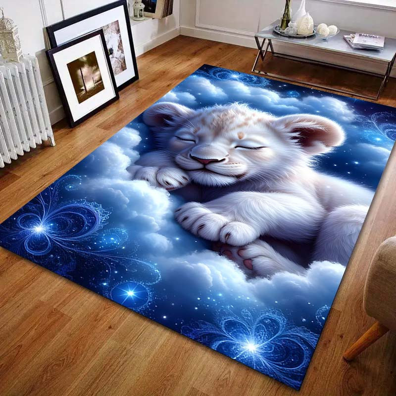 UQIDEHOME Bereichsteppich Schlafen in den Wolken Blau, Rechteckig, B/B/H: 60 x 40 cm - Bild 5