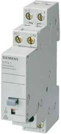 Siemens Fernschalter Hutschiene 5TT4115-1 in Grau mit 1 Schließer und 1 Öffner 250V 16A - Bild 1