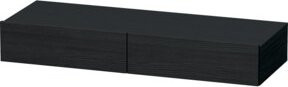 Duravit Schubkastenablage DuraStyle Schwarz mit 2 Schubladen und Konsole, B/T: 120 x 44 cm - Bild 1