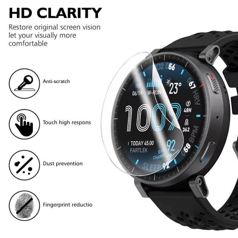 Huami Amazfit Active Max Hydrogel-Displayschutzfolie transparent von jansin - Bild 2