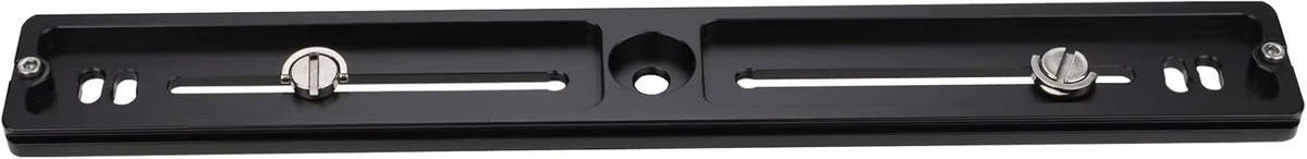 SETTO Universal-Schnellwechselplatte PU-300 in Schwarz aus Metall, passend für Arca-Swiss-Standard für Stativ-Kugelköpfe, B/T/H: 300 x 150 x 120 mm - Bild 4