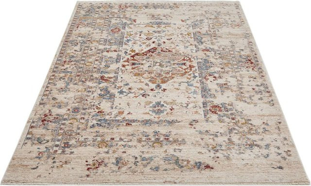 Teppich Rocco von poco in creme, rechteckig, B/L: 120 x 160 cm - Bild 1