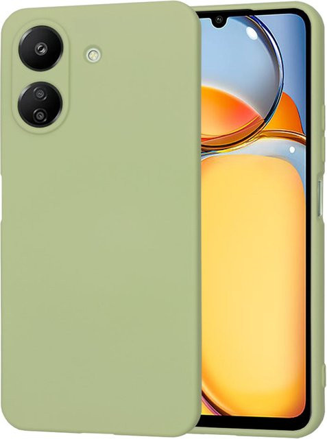 Techsuit SoftFlex Schutzhülle für Xiaomi Poco C65 und Redmi 13C in Matcha Green - Bild 1