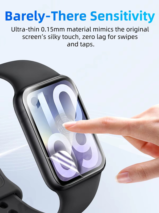 Xiaomi Displayschutz Hydrogel-Folien, Silikon, transparent - Bild 3