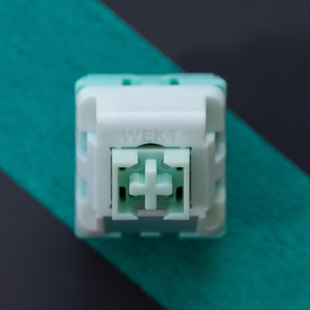WEKT NAFU Mechanische Tastatur Schalter Geräuschloser Linearschalter in Pink mit POM TPU und POK MPA Komponenten - Bild 1
