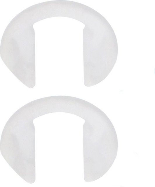 Minat Nasenpads Silikon, U-Form, Transparent, Weiß - Bild 1