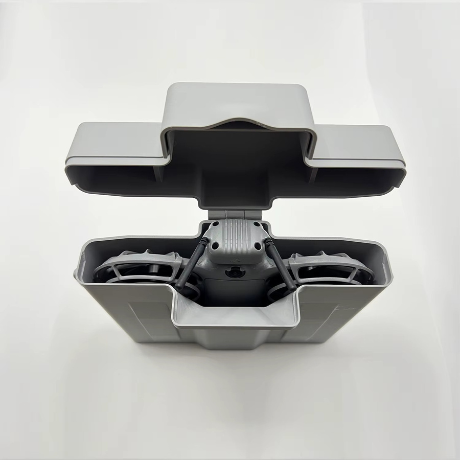 Stoßfestes Hartschalenetui für DJI Neo 2 in Grau, wasserdichte Aufbewahrungsbox für Drohnen und FPV-Module inklusive 1,4 m Kabel - Bild 3