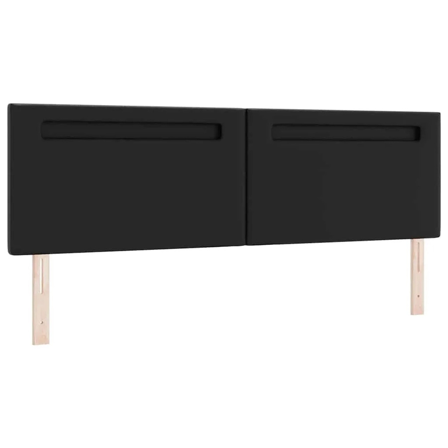 vidaXL LED Kopfteil aus Kunstleder in Schwarz mit Breite: 180 cm - Bild 2