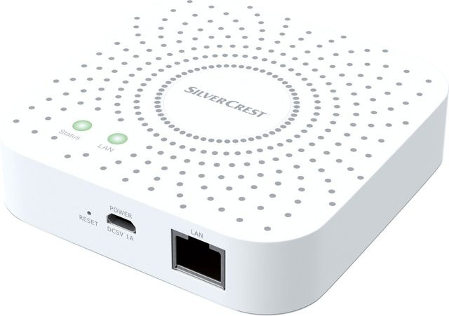 SILVERCREST Gateway Zigbee Smart Home SGWZ 1 A1 in Weiß mit Ethernet/LAN und Micro-USB - Bild 1