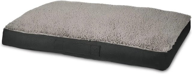 Petzzz Hundebett Wormi aus Teddy-Material in Weiß, B/T: 120 x 80 cm - Bild 1