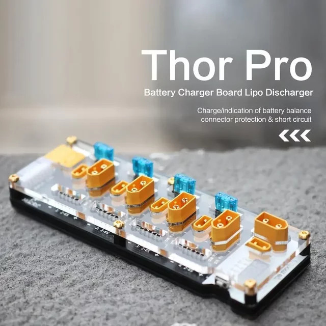 HGLRC Thor PRO 4-Port LIPO Akku-Balance-Ladegerät und Entlader - Bild 1